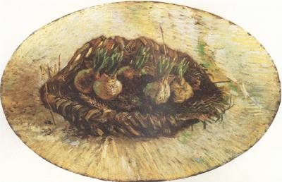 Vincent Van Gogh Basket of Sprouting Bulbs (nn04) oil painting image